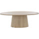 Elina 84 X 47.5 inch Light Oak Dining Table